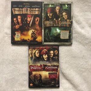 Pirates of the Caribbean Set Dvds